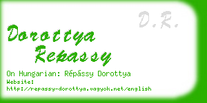 dorottya repassy business card